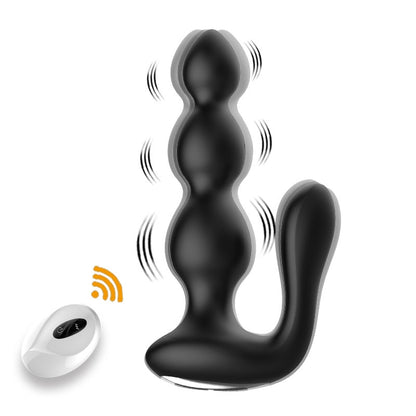 Wireless Remote Control Dual-vibrating Anal Beads For Women & Men-EROSREALM