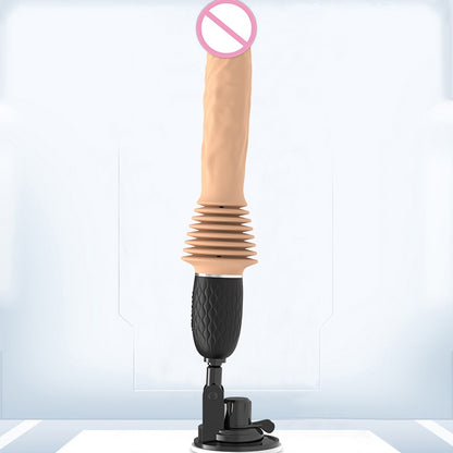 Handfree Telescopic Vibration Dildo Sex Machine-EROSREALM