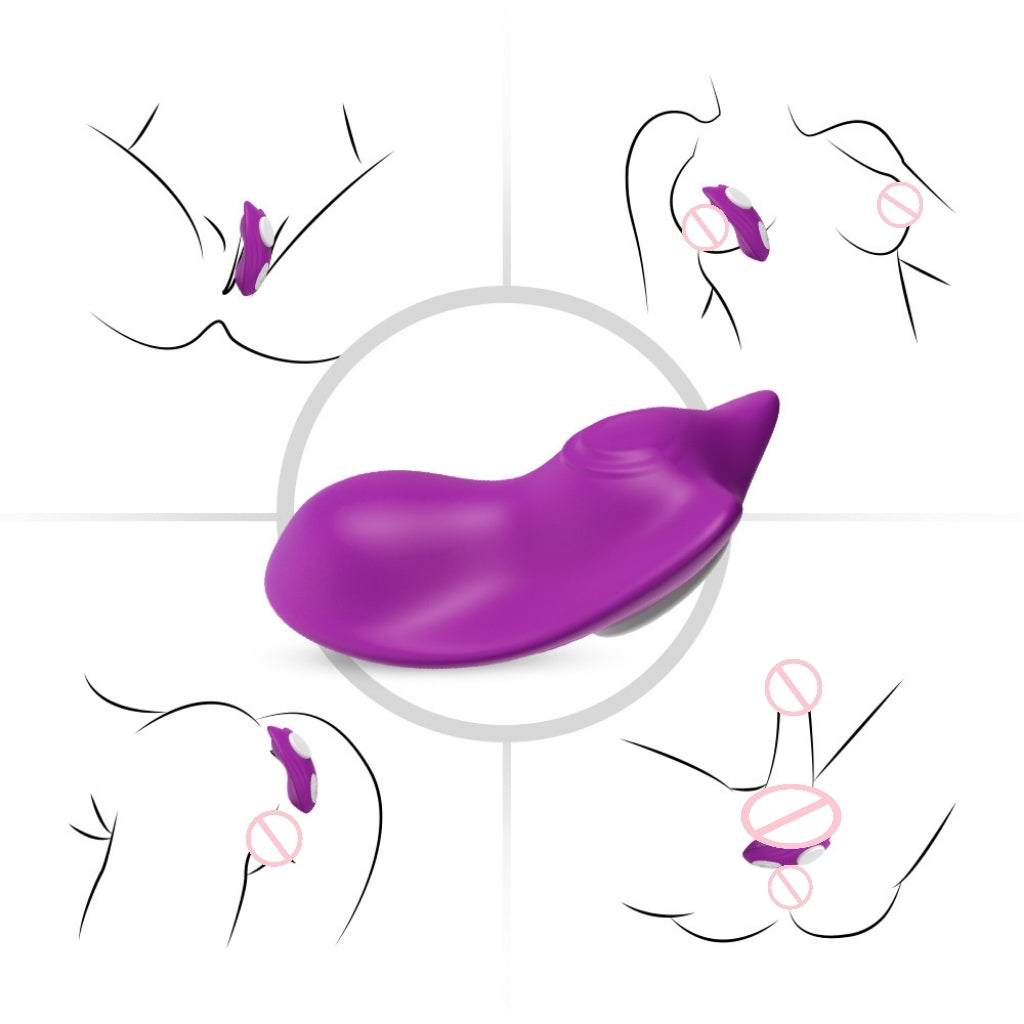 Women's Wireless Remote Control Invisible Wearing Jump Egg Outdoor Masturbation-EROSREALM