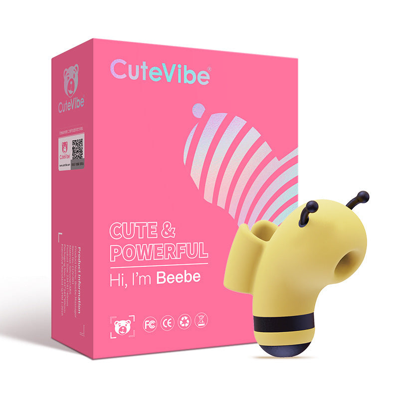 CuteVibe Little Bee Suction Finger Vibrator-EROSREALM