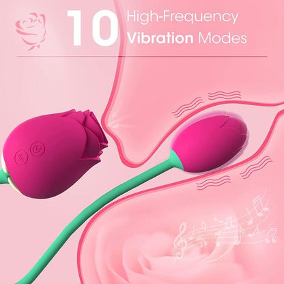 The Rose Toy G Spot Stimulator With Suction-EROSREALM