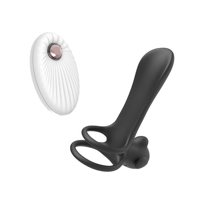 Remote Control Delayed Ejaculation Penis Ring Cock Ring G-spot Vaginal Stimulator-EROSREALM