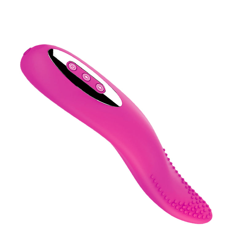 Tongue Licking G-spot Vibrator Vaginal Clitoral Stimulator Dildo-EROSREALM