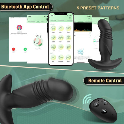 Richard Thrusting & Vibrating Prostate Massager-EROSREALM