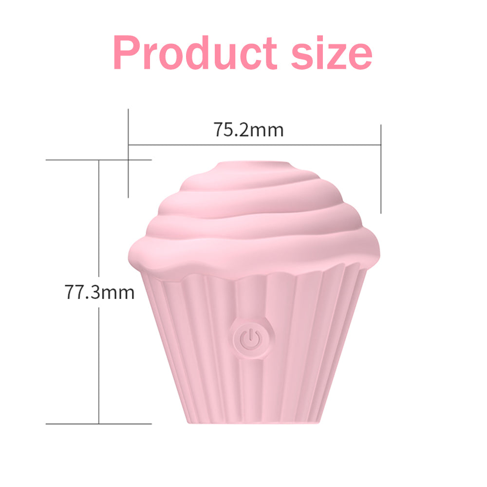 Cupcake Sucking Vibrator Clitoris Stimulator For Adult-EROSREALM