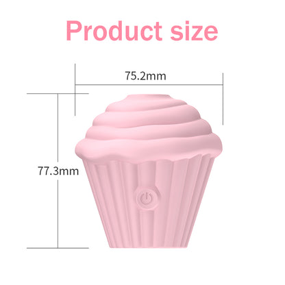 Cupcake Sucking Vibrator Clitoris Stimulator For Adult-EROSREALM