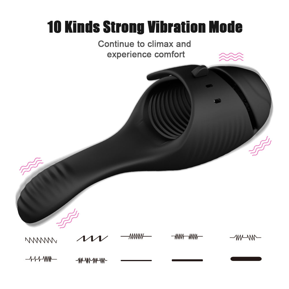 10 Modes Penis Delay Trainer Automatic Glans Stimulate Massager-EROSREALM