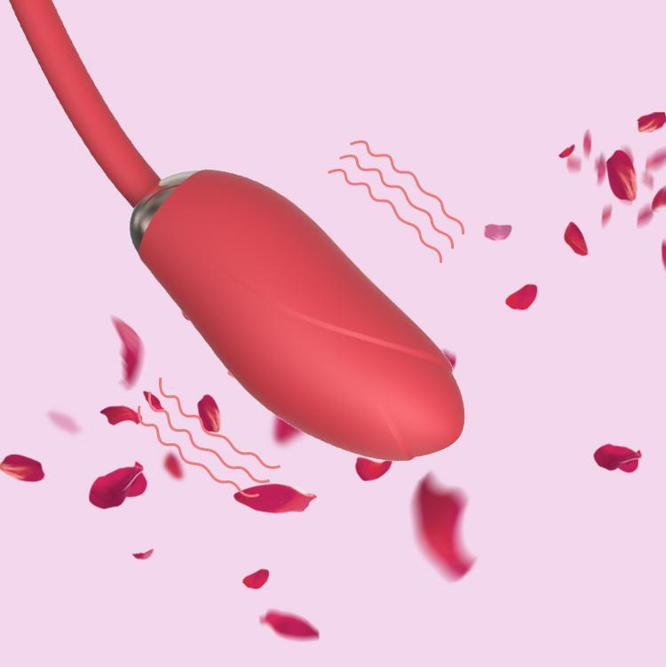 Rose Sucking Vibrator Double Ended Vibrator (Extended Version)-EROSREALM