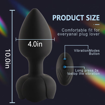 Wireless Remote Control 10 Frequency Strong Shock Rose Vibrator-EROSREALM