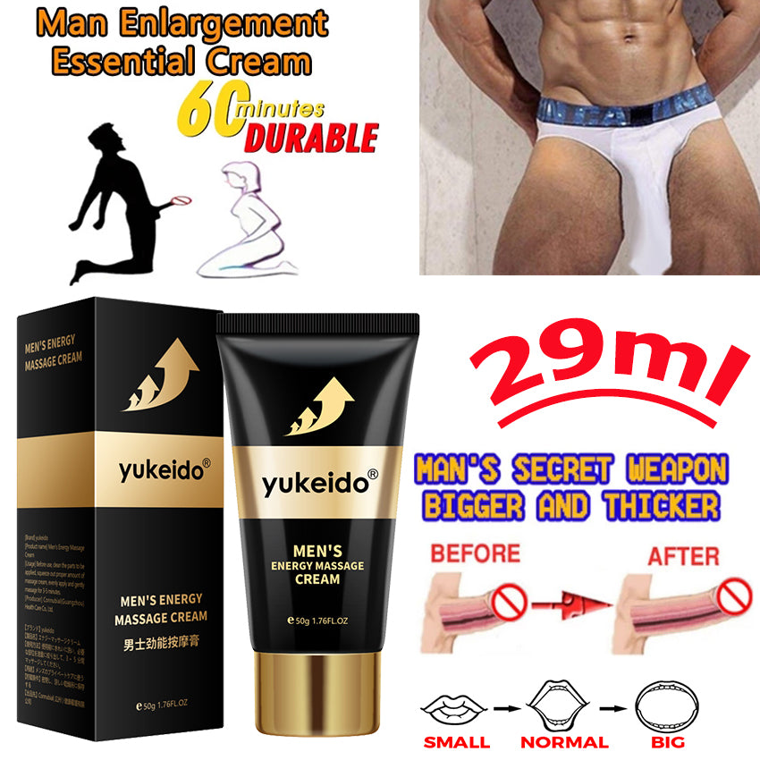 yukeido Energetic Men's Penis Enlarged Massage Cream 50ml-EROSREALM