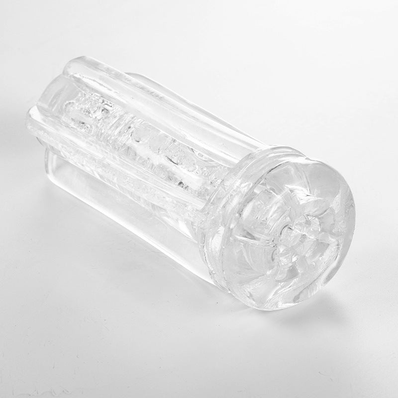 Masturbation Cup Male Crystal Transparent Manual Adult Sex Toy Penis Trainer Private-EROSREALM