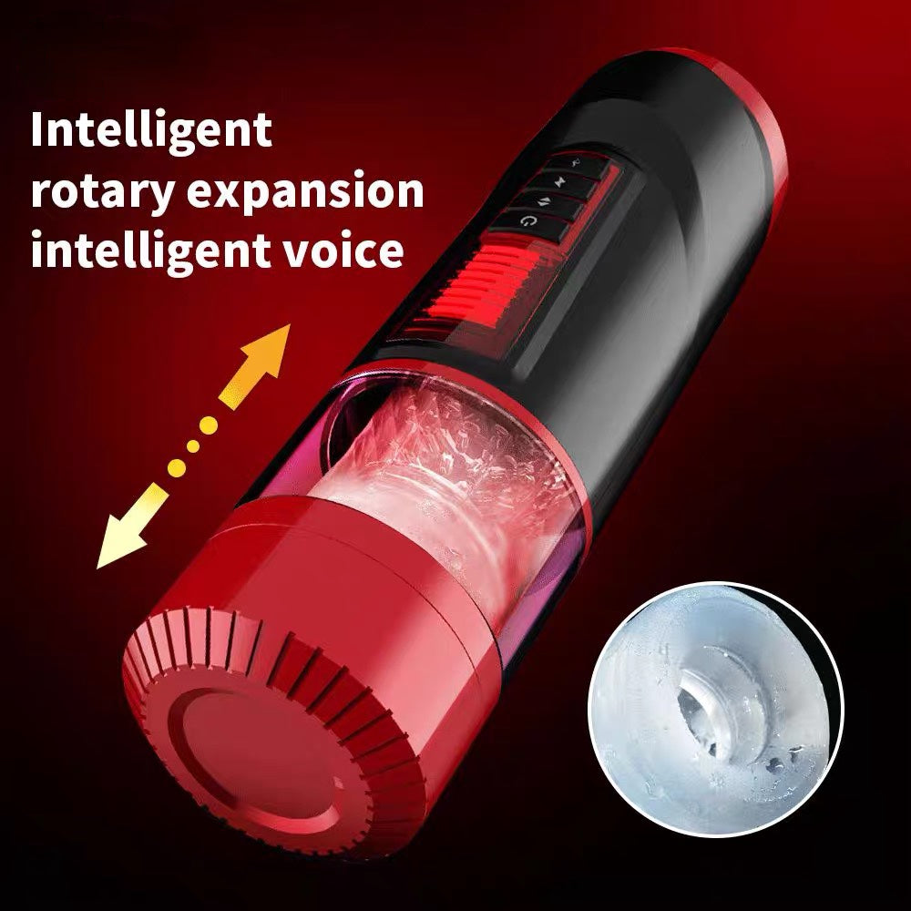 Masturbation Cup Automatic Telescopic Rotary Sucking Masturbator-EROSREALM