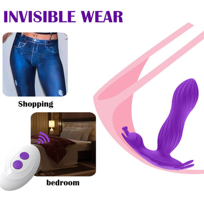 Butterfly Telescopic Strong Shock Panty Vibrator-EROSREALM