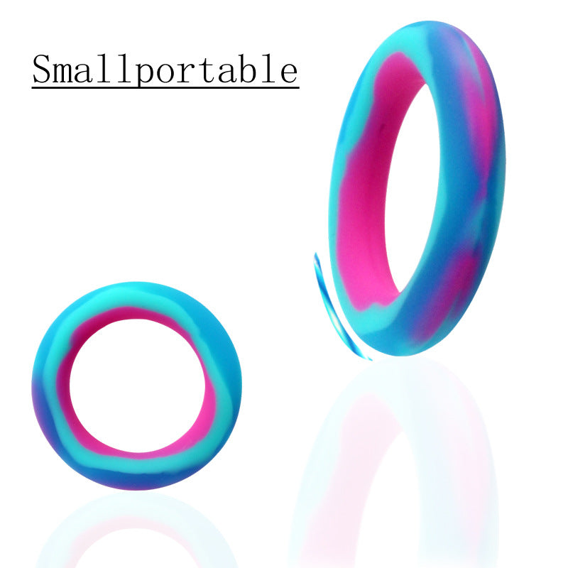 Super Soft Colorful Tight Locking Penis Ring-EROSREALM