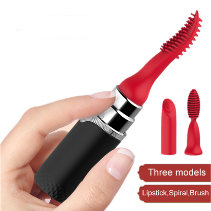 3-in-1 Clit-stimulating Lipstick Vibrator-EROSREALM