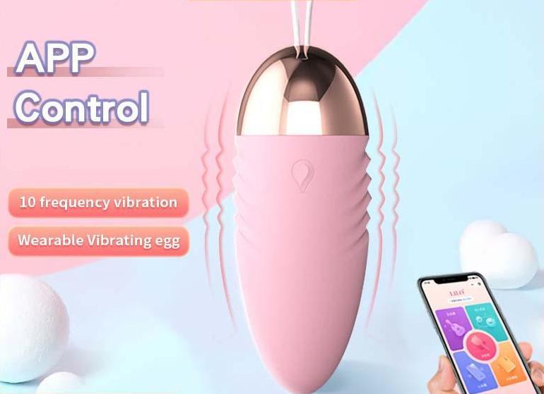 App Control Bullet Vibrator Vibrating Eggs-EROSREALM