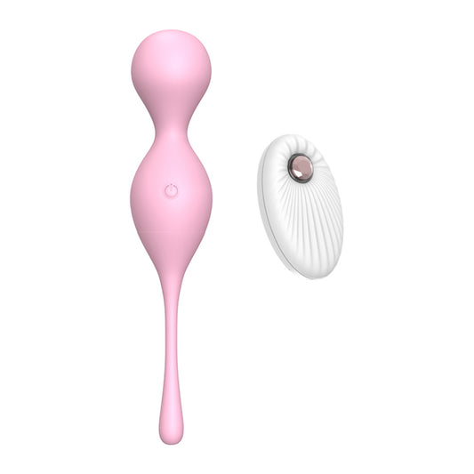 Remote Control Kegel Ball Vibrating Ben Wa Egg G-spot Vaginal Stimulator-EROSREALM