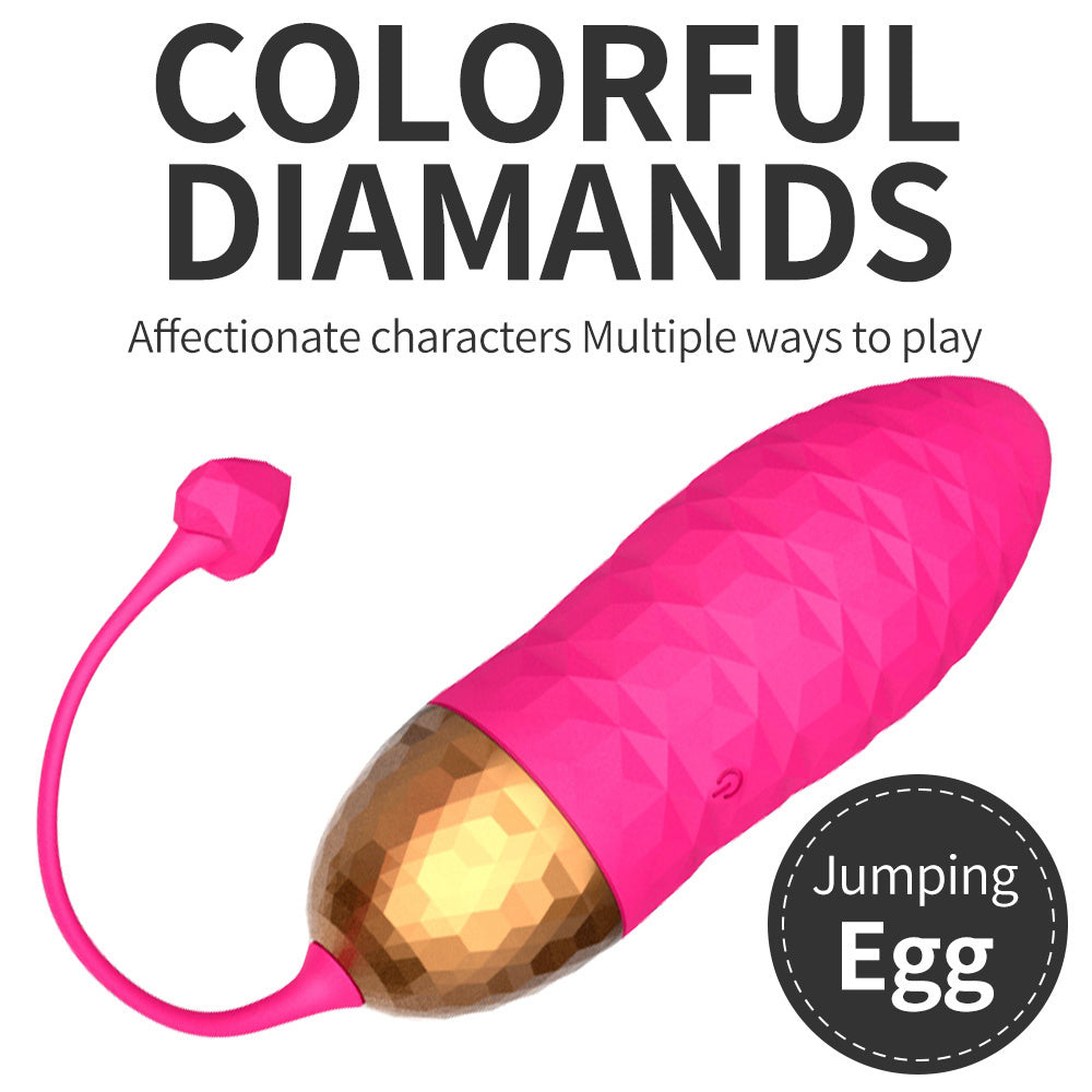 10 Speed G-spot Vibrator Jump Egg Vibrator With Remote Control-EROSREALM