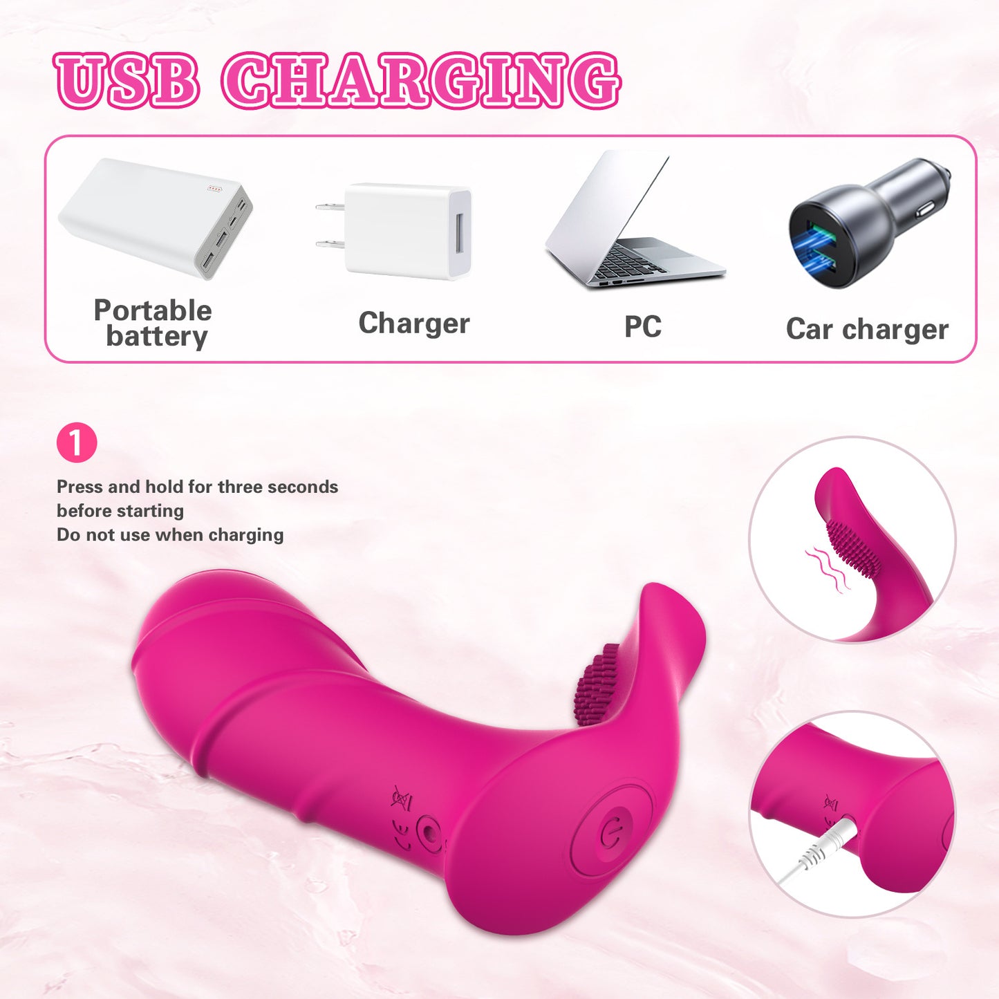 Wireless Remote Control Clit-stimulating Panty Vibrator-EROSREALM