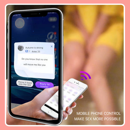 App Remote Control Invisible Panty Vibrator & Clitoris Stimualtor-EROSREALM