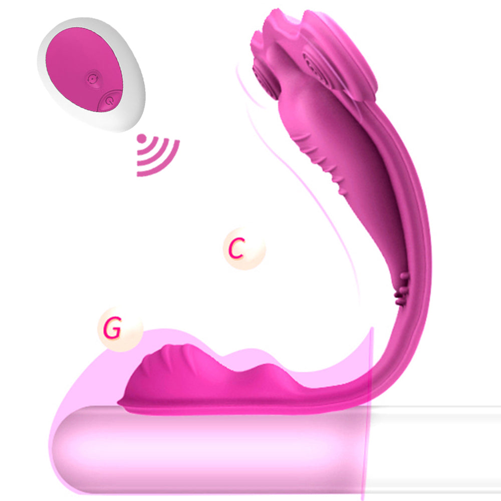 Remote Control 10 Frequency Wearable Panty Vibrator-EROSREALM