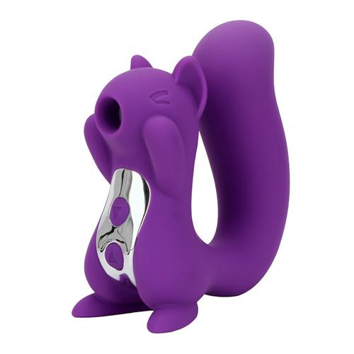 Squirrel Vibrator Purple-EROSREALM