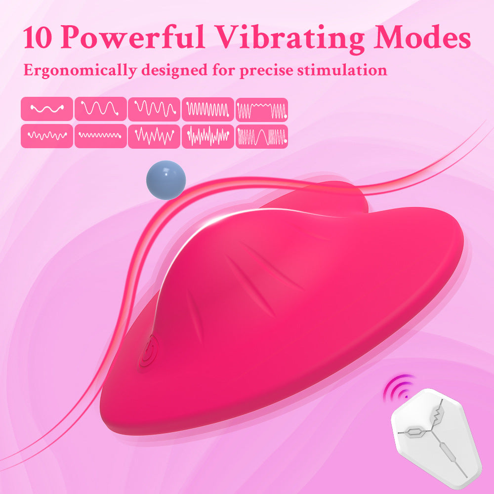 Cushion App Remote Control 10 Frequency Vibrating Clit Stimulator-EROSREALM