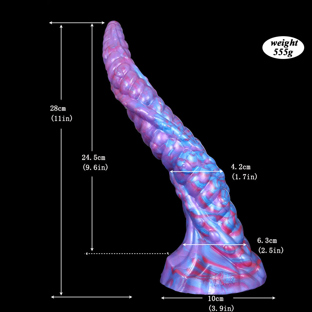 11 Inches Big Anal Dildo Toys Silicone Butt Plug Prostate Massager-EROSREALM