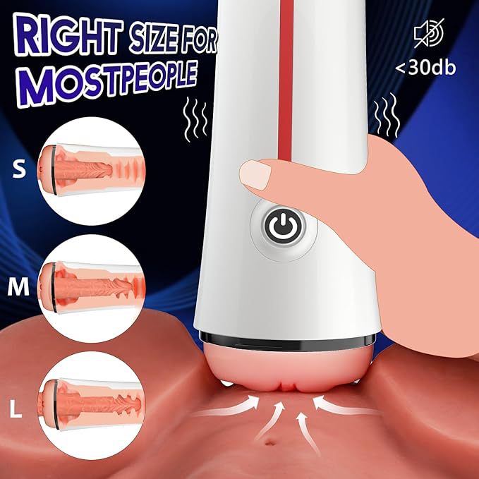 2 Vibrating Motor 7.6 Depth Sleeve Male Penis Stroker-EROSREALM