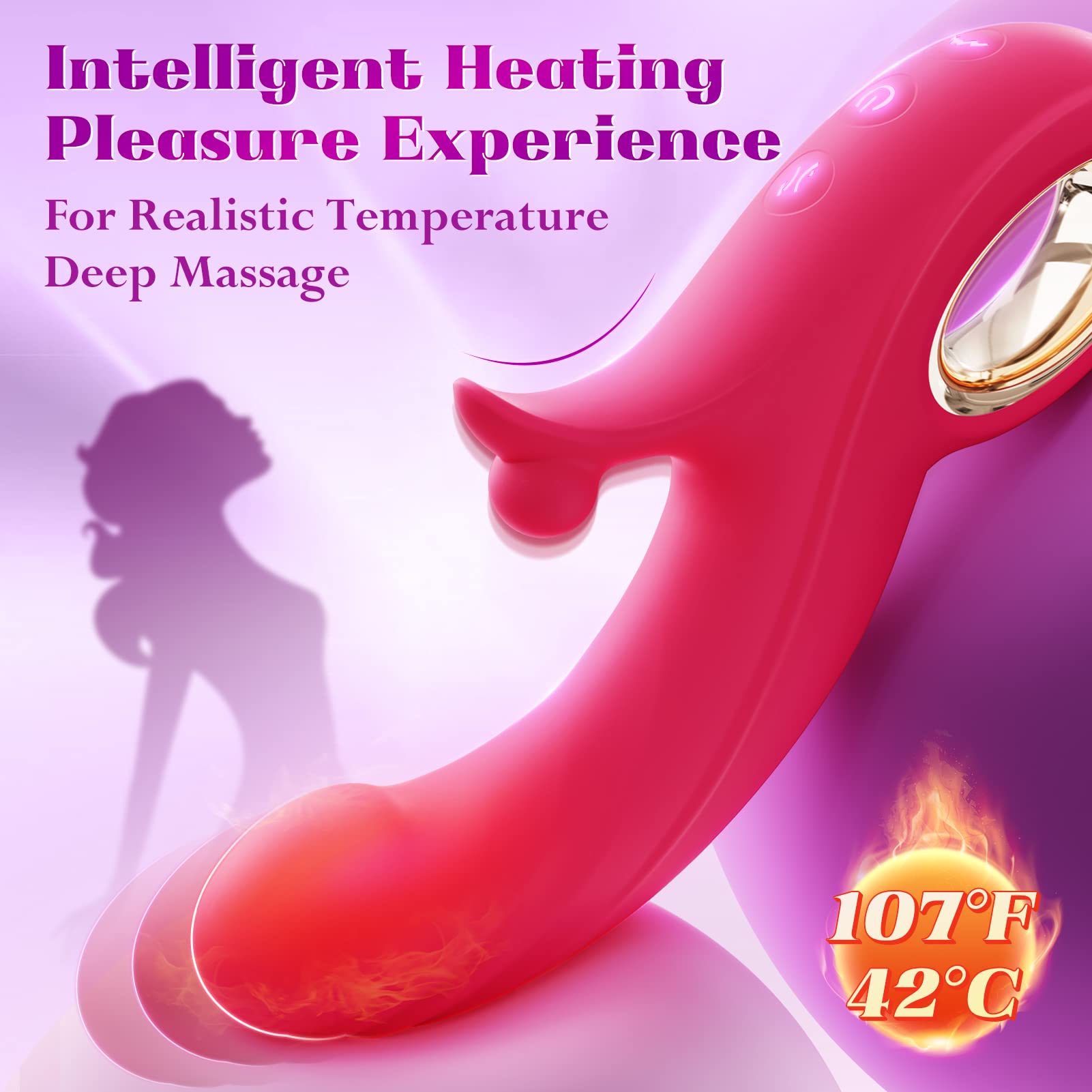 10 Vibrating & 7 Thrust Modes G-spot Vibrator-EROSREALM