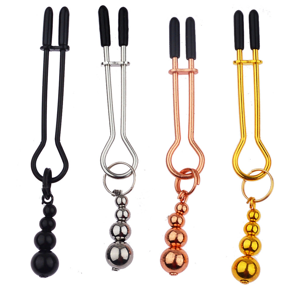 Stainless Steel Gourd Pendant Breast Clip U Clip Nipple Correction Clip-EROSREALM