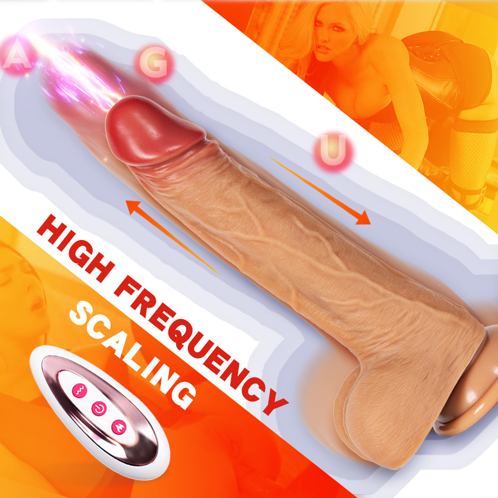 F25 Heating Thrusting Rotating Vibrating Dildo-EROSREALM