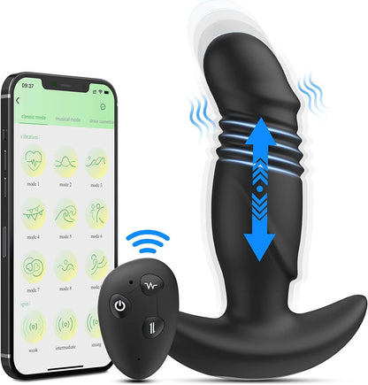 Richard Thrusting & Vibrating Prostate Massager-EROSREALM