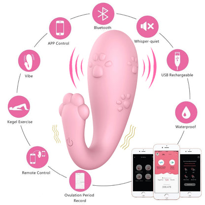 App Remote Control G-spot Vibrator-EROSREALM