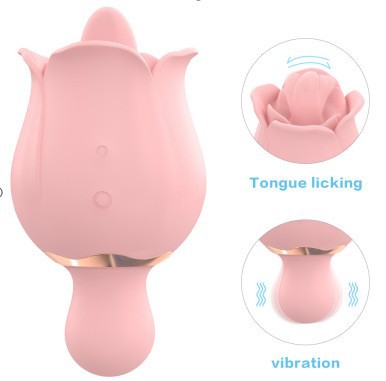 Rose Tongue Vibrator. Clitoris G Spot Stimulator-EROSREALM