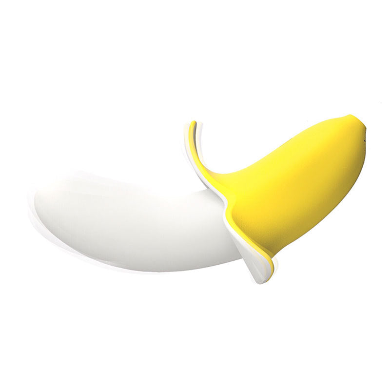 Silicone Banana Vibrator Women's Silent Vibration Simulation-EROSREALM