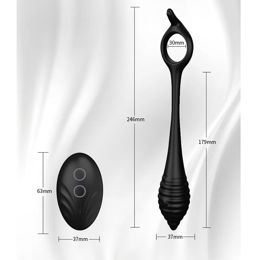 10 Speed Vibrating Ben Wa Ball G Spot Vibrator Anal Vibrator Wireless Remote Control-EROSREALM