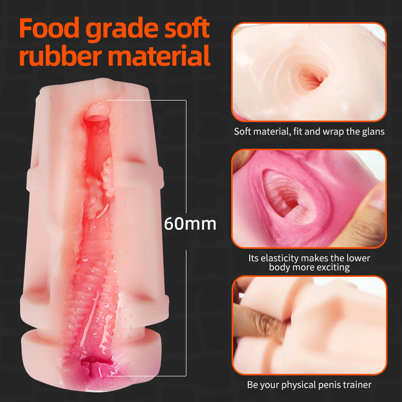 Simulated Vaginal Vibration Masturbation Cup-EROSREALM