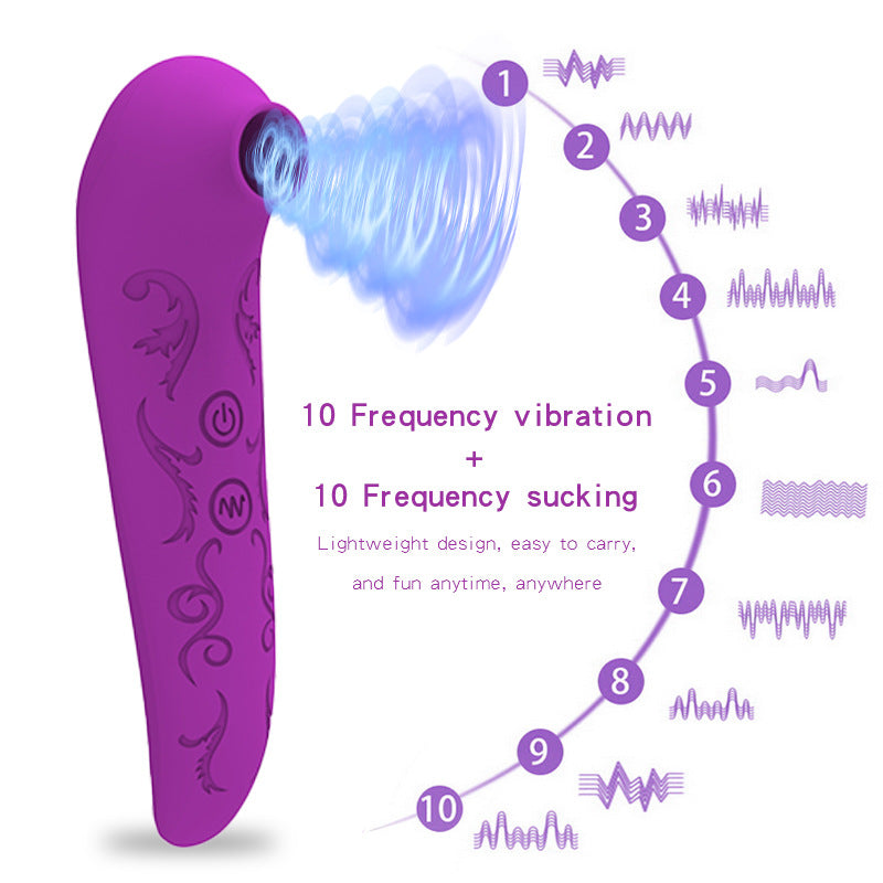 Sucker Vibrator Clitoris G Spot Stimulator Nipple Vagina Sucker Vibrator-EROSREALM