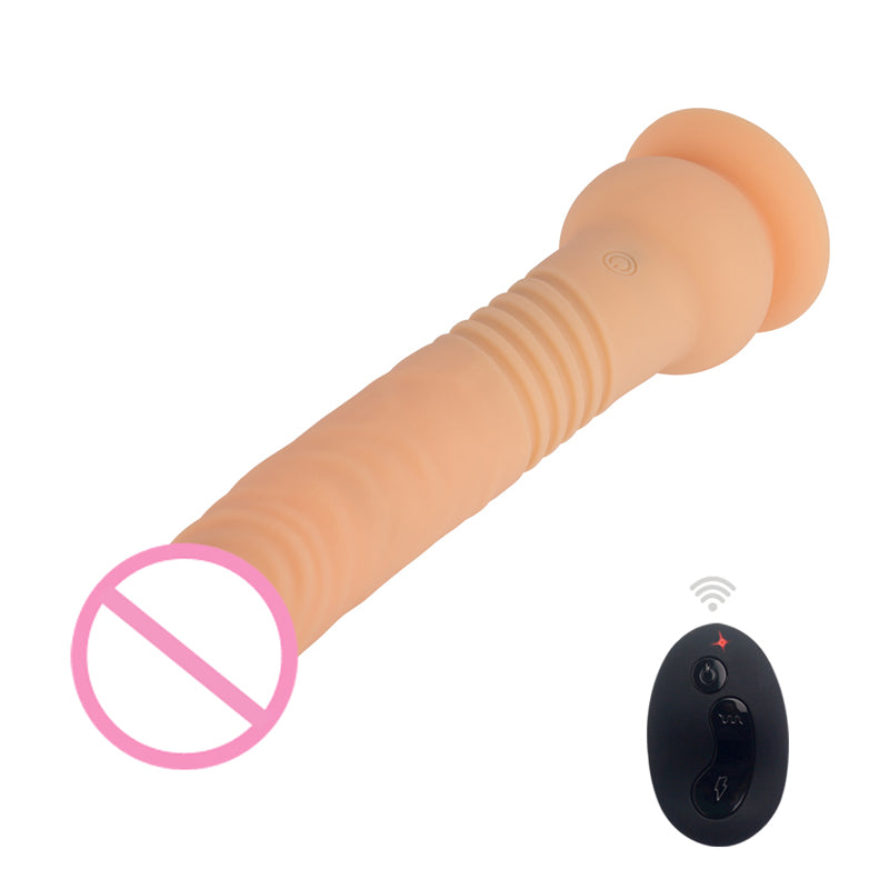 The Commander Remote Control Telescopic Vibrating Dildo-EROSREALM