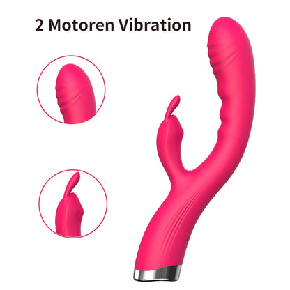 Rabbit Double Vibration G Spot Vibrator-EROSREALM