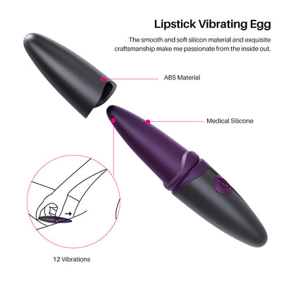 Lipstick Mini Lipsticks Vibrator Mini Vibrators Clitoris Nipple Stimulation Toy-EROSREALM