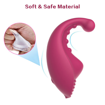 Remote Control Rechargeable Invisible Wearable Vibrating Panties-EROSREALM