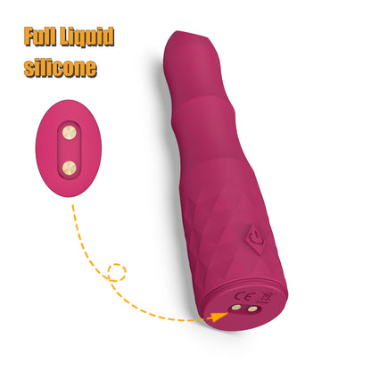 Portable Lipstick Vibrator Massage Stick-EROSREALM