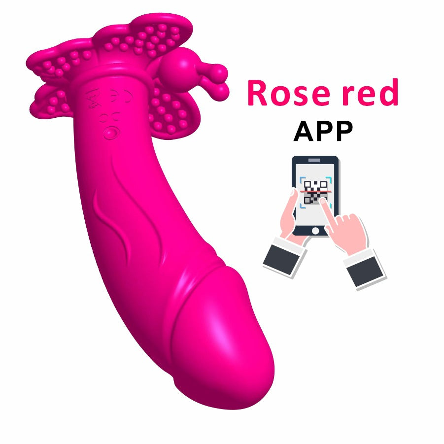 Butterfly Wireless / App Remote Control Wearable Panty Vibrator-EROSREALM