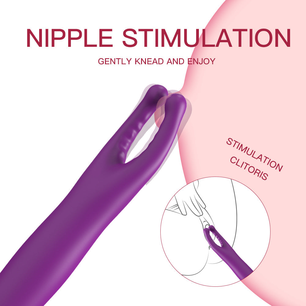 Female Vibrating Nipples And Clitoris Stimulator Male Penis Trainer-EROSREALM