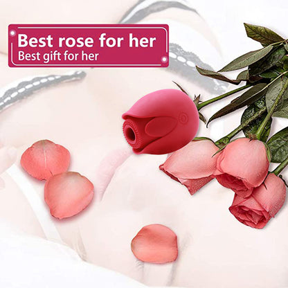 Rose Toy Lotus Sucking Vibrator With 10 Modes-EROSREALM