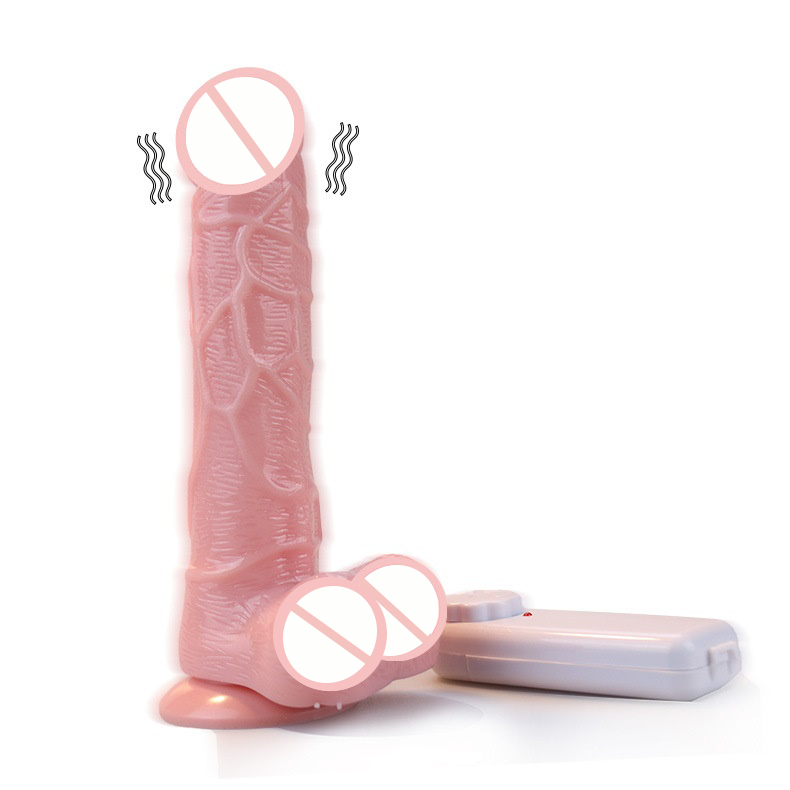 Remote Control Realistic Dildo Vibrator-EROSREALM