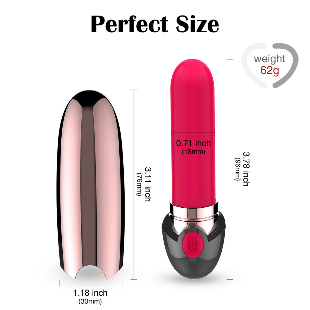 Female Lipstick Egg Skipping Wireless Powerful Vibration Masturbator Clitoris Fun-EROSREALM