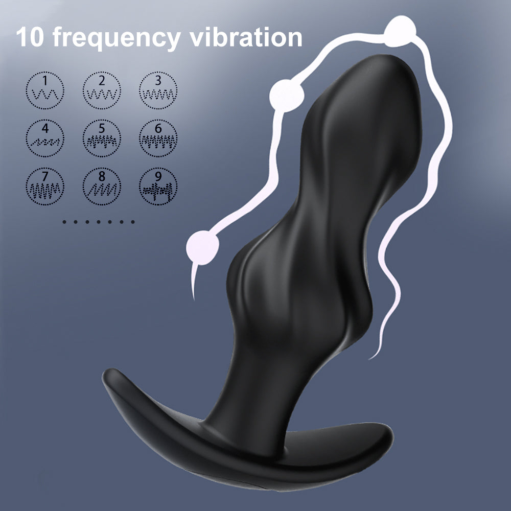 Anal Vibrator Butt Plug Men Prostate Massager Female Vagina Massager Dildos-EROSREALM